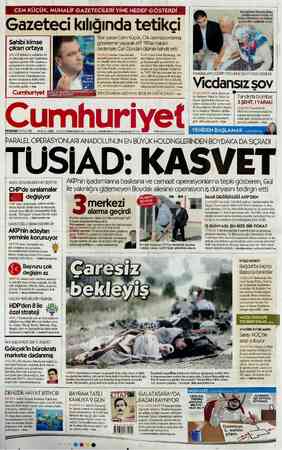 Cumhuriyet sayfa 1