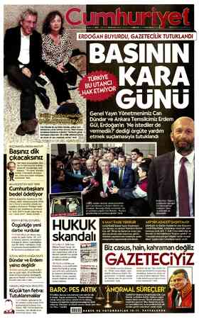 Cumhuriyet sayfa 1