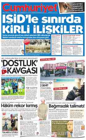 Cumhuriyet sayfa 1