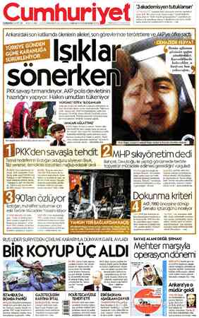  '3akademisyen tutuklansın' Anadolu'daki çatışmalı sürecin durdurul- ması için “Bu suça ortak olmayacağız” isimli bildiriye
