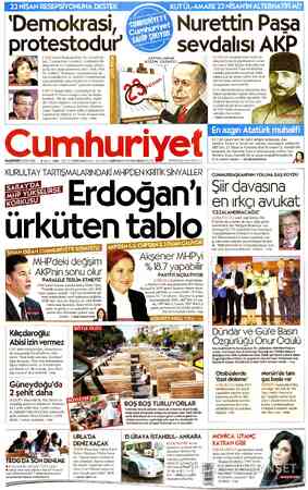 Cumhuriyet sayfa 1