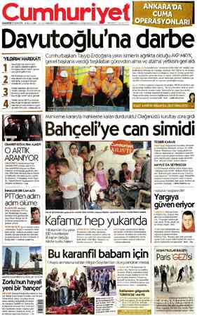 Cumhuriyet sayfa 1