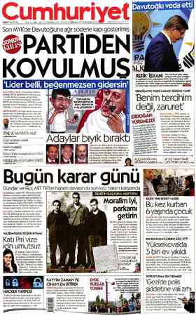 Cumhuriyet sayfa 1