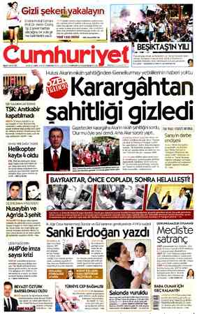 Cumhuriyet sayfa 1