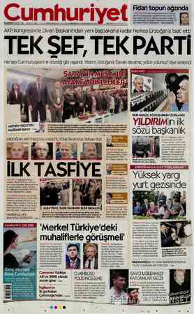 Cumhuriyet sayfa 1