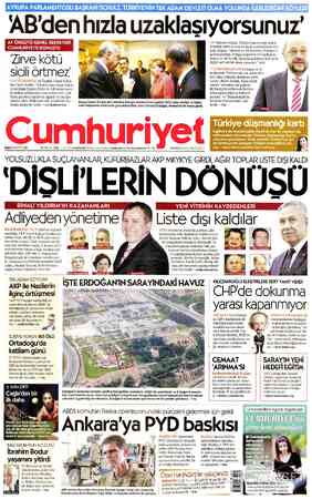 Cumhuriyet sayfa 1