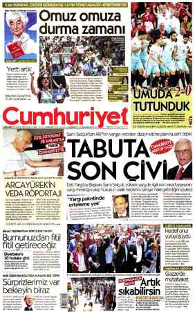  cuları, sanatçılar aka- demisyenler, gazeteciler “Yetti artık - Erdoğan re- jimine ihtar” sloganıyla, Change.org'da bir imza