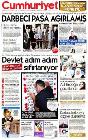 Cumhuriyet sayfa 1