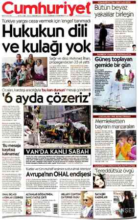 Cumhuriyet sayfa 1