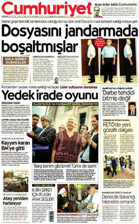 Cumhuriyet sayfa 1
