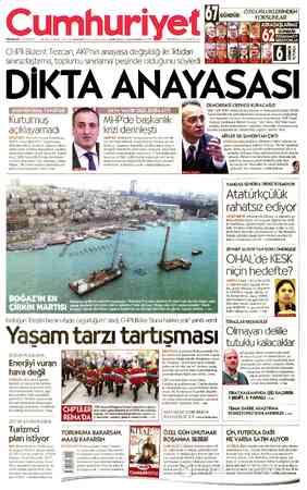 Cumhuriyet sayfa 1