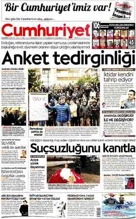 Cumhuriyet sayfa 1