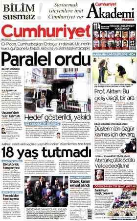 Cumhuriyet sayfa 1