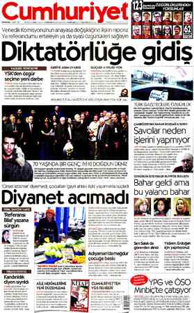 Cumhuriyet sayfa 1