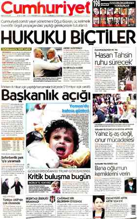 Cumhuriyet sayfa 1