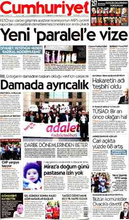 Cumhuriyet sayfa 1