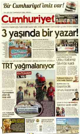 Cumhuriyet sayfa 1