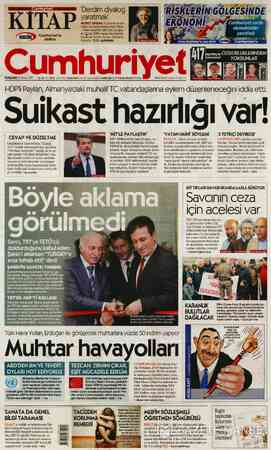 Cumhuriyet sayfa 1