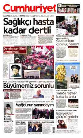 Cumhuriyet sayfa 1
