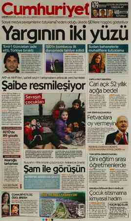 Cumhuriyet sayfa 1