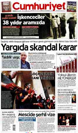 Cumhuriyet sayfa 1
