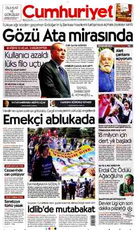 Cumhuriyet sayfa 1
