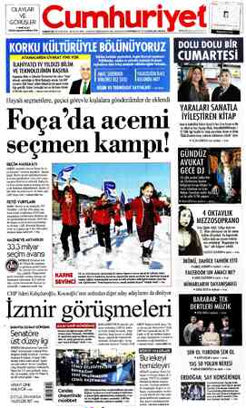 Cumhuriyet sayfa 1