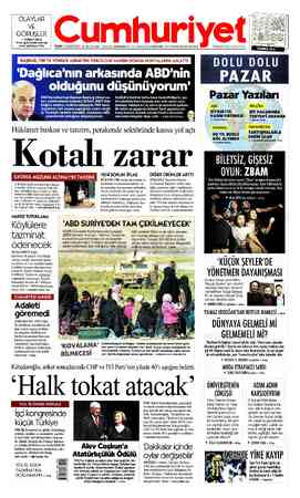 Cumhuriyet sayfa 1