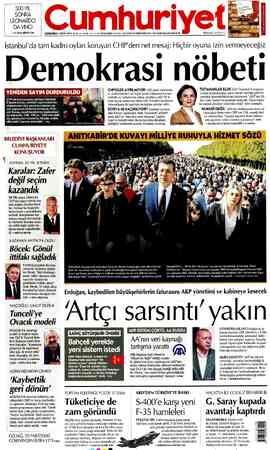 Cumhuriyet sayfa 1
