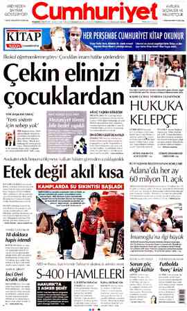 Cumhuriyet sayfa 1