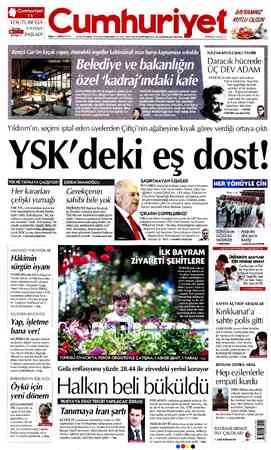  ge SK |) o — — l BARAmınız ' N ZZ YOU TU B E ’DA YAYINA Zile bas & BAŞLADİ Ü retsiı l <« SALI 4 HAZİRAN 2019 95. YIL SAYI: