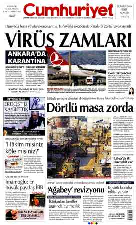Cumhuriyet sayfa 1
