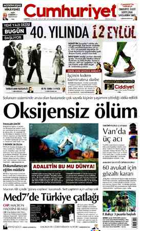 Cumhuriyet sayfa 1