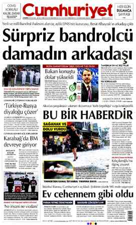 Cumhuriyet sayfa 1