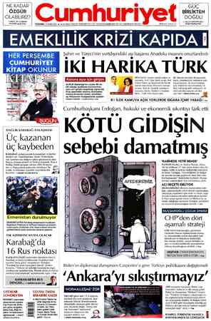 Cumhuriyet sayfa 1