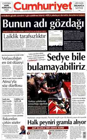  ÇYDD'DEN EMRE KONGAR'A ÖDÜL >9'da CUMA 9NİSAN 2021 96. YIL SAYI: 34880 KURUCUSU YUNUS NADİ (1924-1945) BAŞYAZARLARI NADİR...