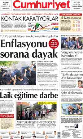  'HALKIN DİLİ' VE SİYASETÇİLER » ERENDİZ ATASÜ 2'de CUMA IO HAZİRAN 2022 98. YIL SAYI: 35307 KURUCUSU YUNUS NADİ (1924-1945)