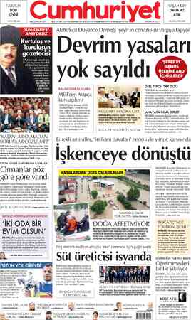  TABUTUN SON, çivisi » OKTAYEKŞİ 2'de SALI 28 HAZİRAN 2022 YAŞAM İÇİN DAHA AZ ATIK » ŞEHRİBAN KIRAÇ 15'te 98. YIL SAYI: 35325