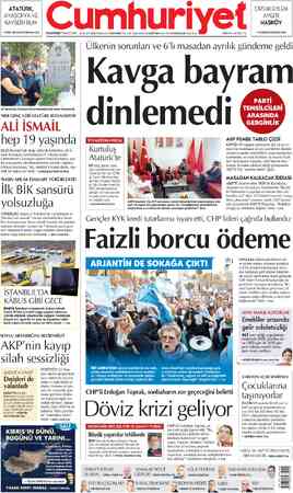  ATATÜRK, AYASOFYA VE KAYSERİ RUM » PROF. DR. SALİH ÖZBARAN 2'de PAZARTESİ ll TEMMUZ 2022 — 98.YIL SAYI: 35338 KURUCUSU YUNUS