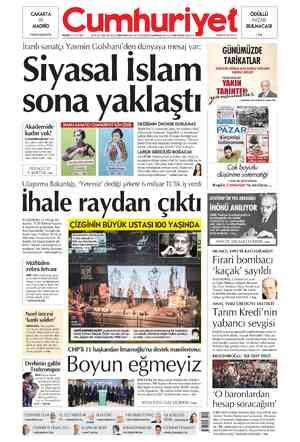  CAKARTA VE MADRİD > PAZAR YAZILARI 2'de Cumhuri PAZAR 25 ARALIK 2022 98. YIL SAYI: 35505 KURUCUSU YUNUS NADİ (1924-1945)...