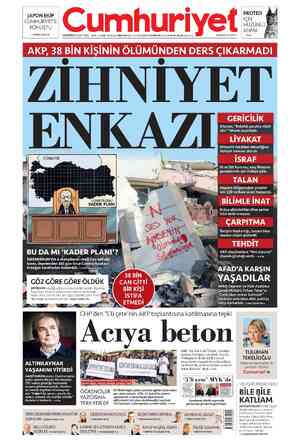 Cumhuriyet sayfa 1