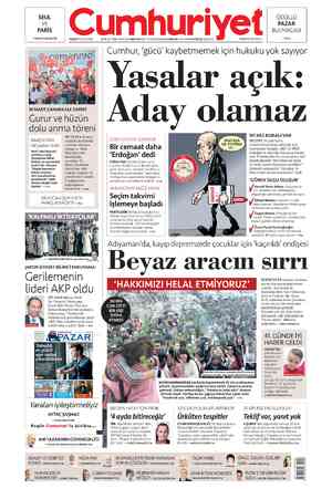  SEUL » PAZAR YAZILARI 2'de PAZAR 19 MART 2023 z Cumhuriyet 98. YIL SAYI: 35589 KURUCUSU YUNUS NADİ (1924-1945) BAŞYAZARLARI