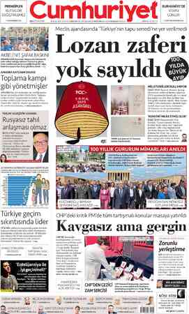  PRENSİPLER KUTSALDIR DEĞİŞTİRİLEMEZ > İLKER BAŞBUĞ 2'de SALI 25 TEMMUZ 2023 99. YIL SAYI: 35717 KURUCUSU YUNUS NADİ...