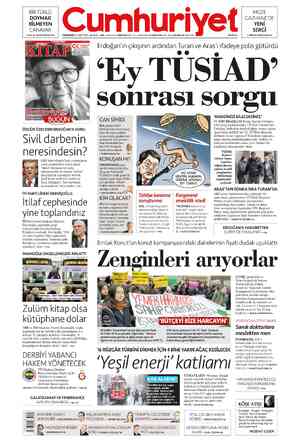  BİRTÜRLÜ DOYMAK BİLMEYEN CANAVAR » Prof. Dr. OKAN TOYGAR 2'de Cumhuri PERŞEMBE 20 ŞUBAT 2025 100. YIL SAYI: 36293 - KURUCUSU
