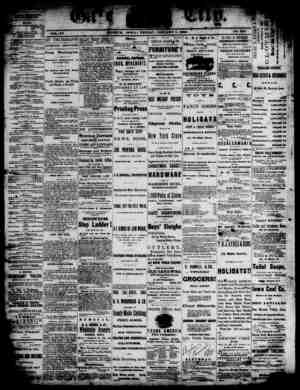 The Daily Gate City Newspaper January 1, 1869 kapağı