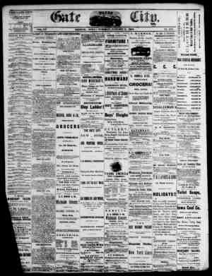 The Daily Gate City Newspaper January 5, 1869 kapağı