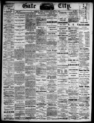 The Daily Gate City Newspaper January 10, 1869 kapağı