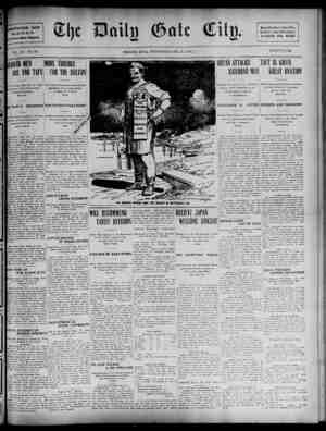 The Daily Gate City Newspaper October 21, 1908 kapağı