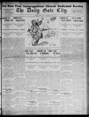 The Daily Gate City Newspaper October 26, 1908 kapağı