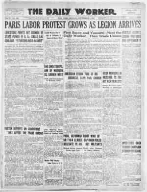 The Daily Worker Newspaper September 5, 1927 kapağı